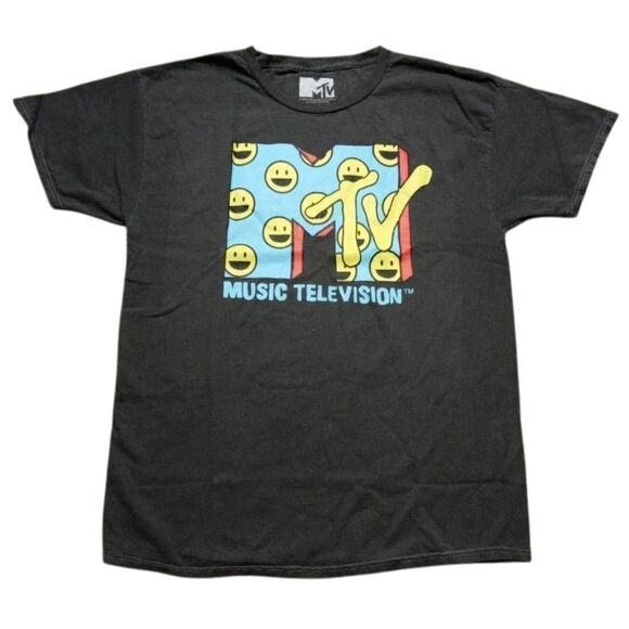 MTV Short Sleeve Mens T- Shirt Size Large - Picture 1 of 6